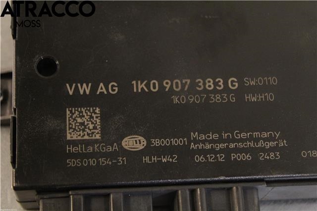 Styreenhet hengerfeste til VW Touran 2010-2015 (Type I, Fase 3)  (1K0907383G|)
