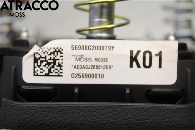 Airbag rattpute til Hyundai Ioniq Electric 2016-2019 (Fase 1) (56900G2000T9Y|)