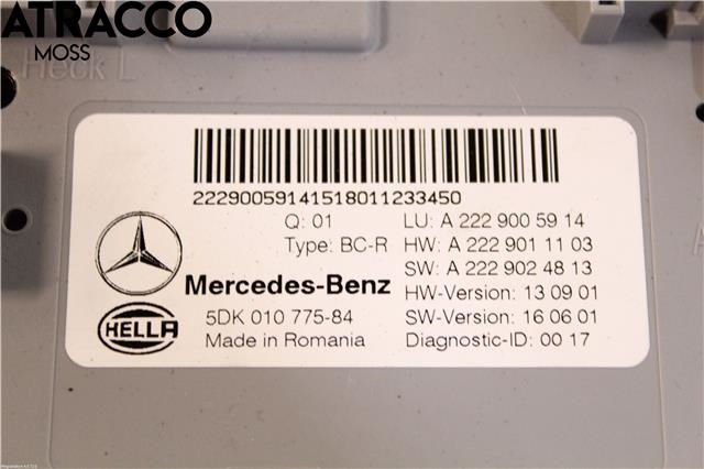 Styreenhet diverse til Mercedes C-Klasse 2014-2018 (Fase 1) (W205) (W205) (A2229005914|)