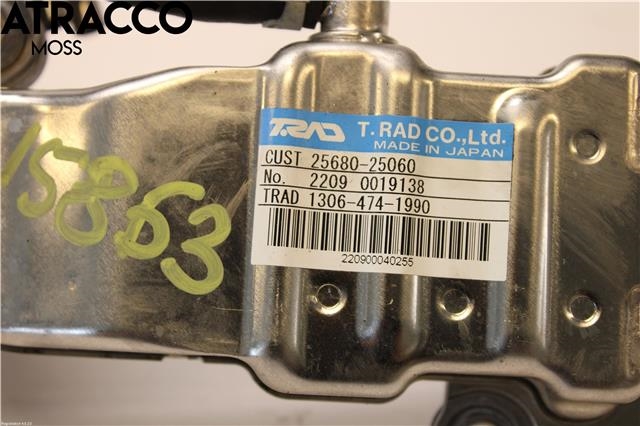EGR-kjøler til Toyota RAV4 2019-->> (Type V)  (2568025060|)