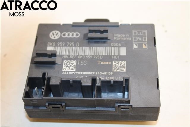 Styreenhet dør venstre foran til Audi A4 2007-2014 (Type IV) (B8) (B8) (8K0959795D|)