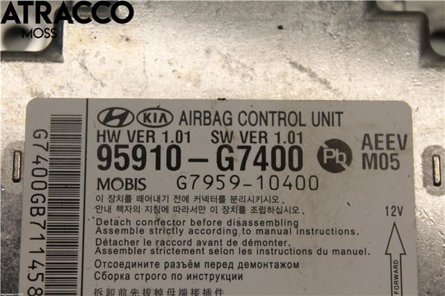 Airbag elektronikk til Hyundai Ioniq Electric 2016-2019 (Fase 1)  (95910G7400|)