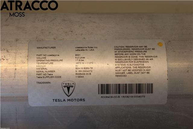 Diverse deler til Tesla Model S 2013-2016 (Fase 1)  (145764500A|)