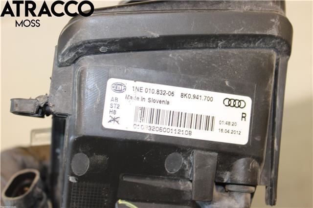 Tåkelykt høyre foran til Audi A4 2007-2014 (Type IV) (B8) (B8) (8K0941700D|)