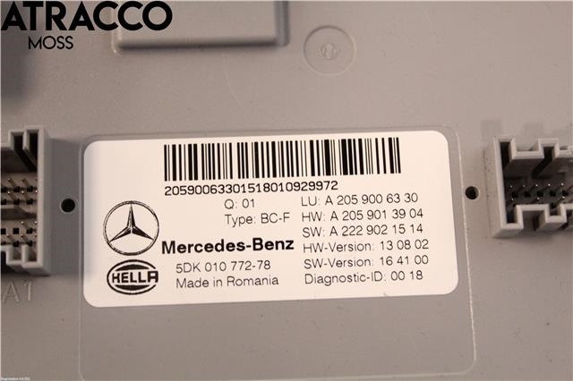 Styreenhet diverse til Mercedes C-Klasse 2014-2018 (Fase 1) (W205) (W205) (A2059006330|)