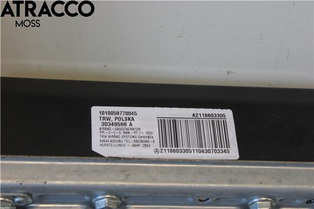 Airbag passasjer til Mercedes E-Klasse 2002-2006 (Fase 1) (W211) (W211) (A2118603305|)