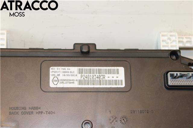 Instrumentpanel til Renault Kangoo 2008-2021 (Type II)  (248101779R|)
