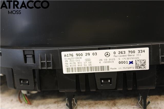 Instrumentpanel til Mercedes A-Klasse 2012-2018 (W176) (W176) (A1769002903|)