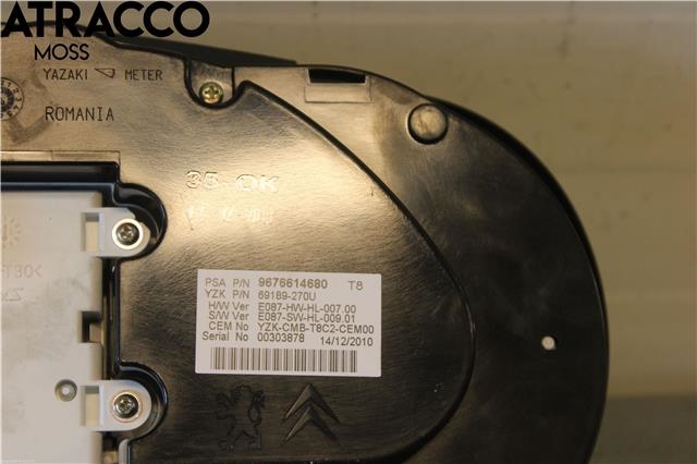 Instrumentpanel til Peugeot 3008 2009-2016 (Type I) (6103Y4|)