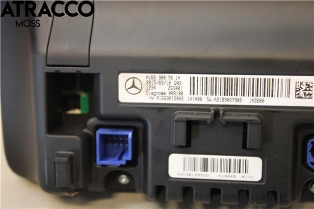 Multimedia display (MCU - Media Controller Unit) til Mercedes B-Klasse 2011-2018 (W246) (W246) (A1669007814|)