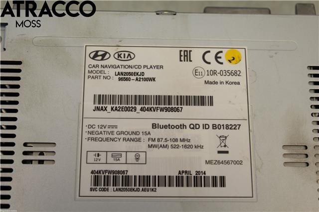 Bilstereo til Kia Cee