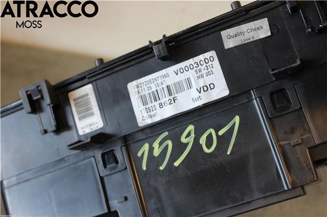 Instrumentpanel til VW Touran 2003-2006 (Type I, Fase 1)  (1T0920862FX|)