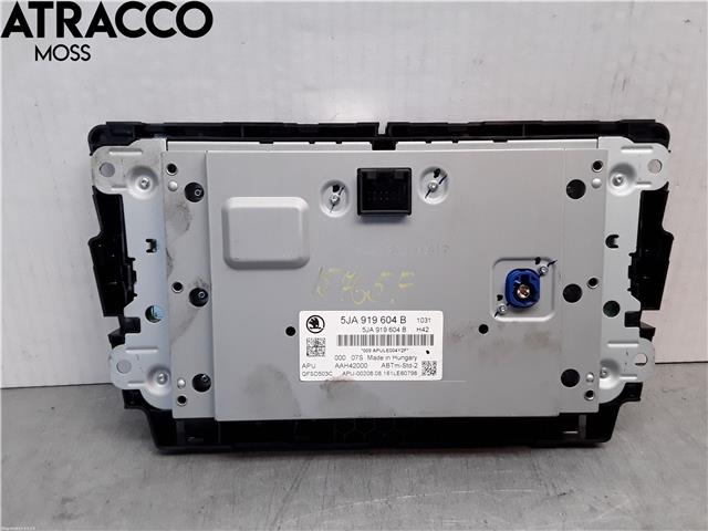 Multimedia display (MCU - Media Controller Unit) til Škoda Rapid 2012-2019  (5JA919604B|)
