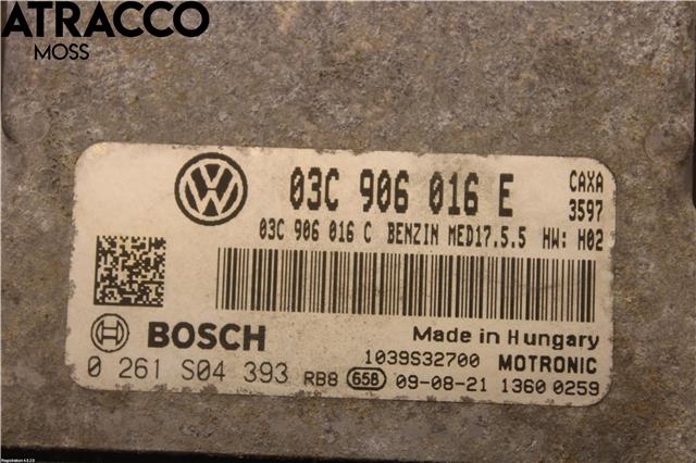Styreenhet motor til Škoda Octavia 2009-2013 (Type II, Fase 2)  (03C906016E|)