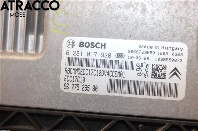 Styreenhet motor til Peugeot 208 2012-2019 (Type I)  (1608085180|)