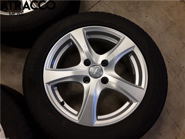 Hjulsett aluminium sommer til Peugeot 208 2012-2019 (Type I)  