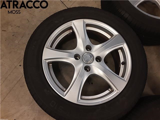 Hjulsett aluminium sommer til Peugeot 208 2012-2019 (Type I)  