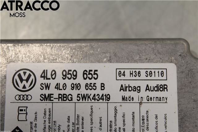 Airbag elektronikk til Audi Q7 2006-2010 (Type I, Fase 1)  (4L0910655B|)