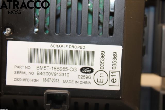 Instrument kjørecomputer til Ford Focus 2011-2014 (Type III, Fase 1) (1853402|)