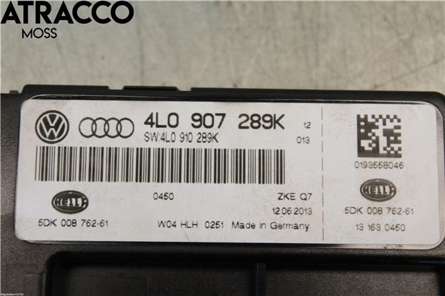 Styreenhet diverse til Audi Q7 2006-2010 (Type I, Fase 1)  (4L0910289F|)
