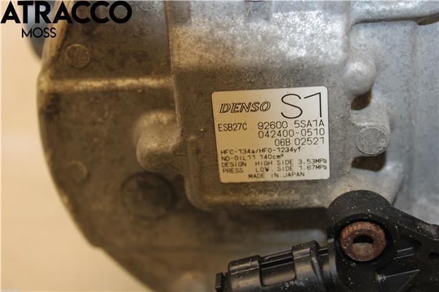 Aircondition kompressor til Nissan Leaf 2018-->> (Type II)  (926005SA0A|)