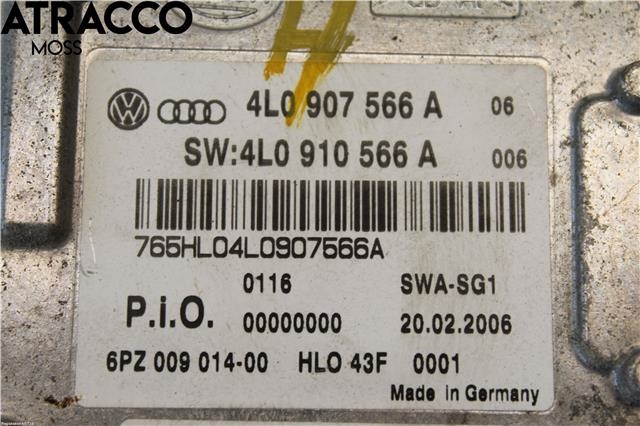 Styreenhet parkering til Audi Q7 2006-2010 (Type I, Fase 1)  (4L0910566B|)