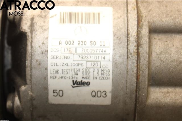 Aircondition kompressor til Mercedes C-Klasse 2007-2011 (Fase 1) (W204) (W204) (A0022305011|)