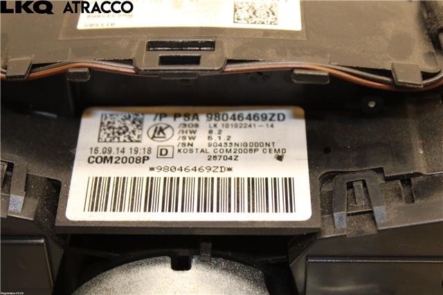 Bryter combi til Citroën C4, Cactus 2014-2017 (Fase 1)  (98046469ZD|)