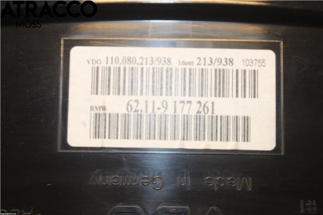 Instrumentpanel til BMW 5-Serie 2003-2010 (E60/E61) (E60/E61) (62109194889|)
