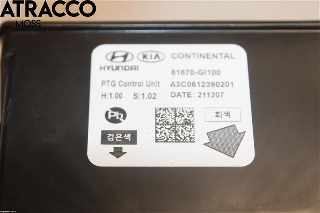 Styreenhet elektrisk bakluke til Hyundai Ioniq 5 2021-->>  (81870GI100|)