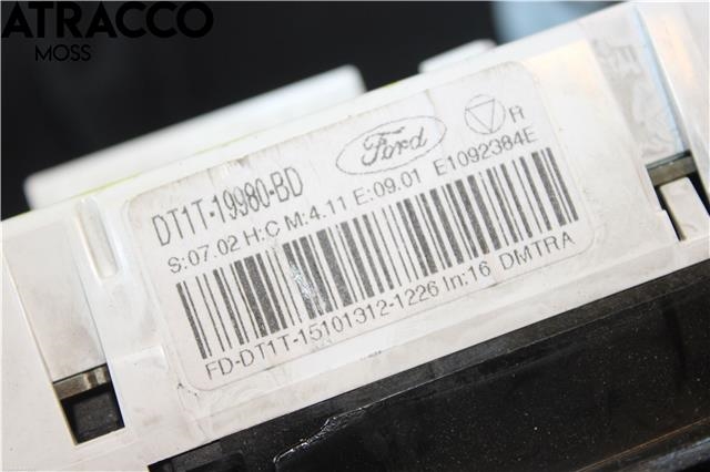 Varmeapparat betjening til Ford Transit Connect 2013-2018 Type II, Fase 1  (2010112|)