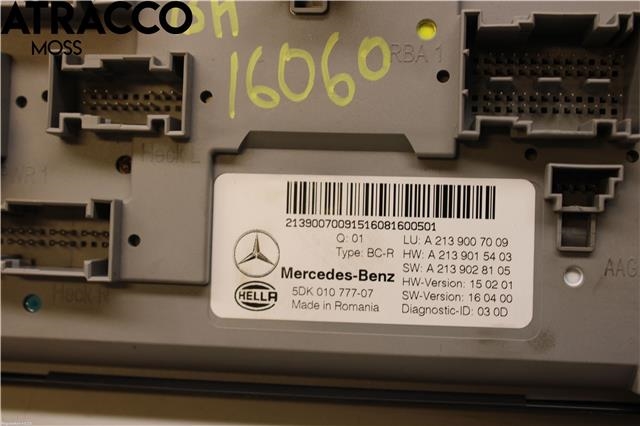 Styreenhet diverse til Mercedes E-Klasse 2016-2023 (W213) (W213) (A2139007009|)