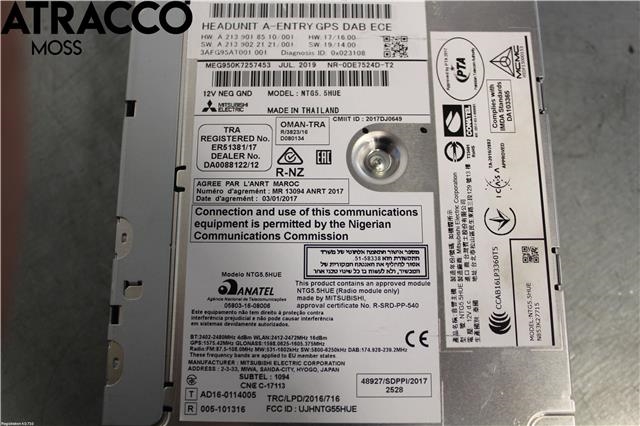 Bilstereo navigasjon til Mercedes E-Klasse 2016-2023 (W213) (W213) (A2139009029|)
