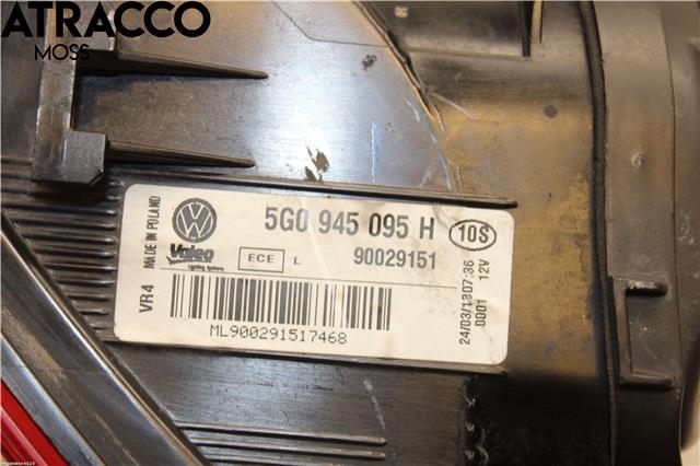 Baklykt venstre til VW Golf VII 2012-2017 (Fase 1) (5G0945095P|)