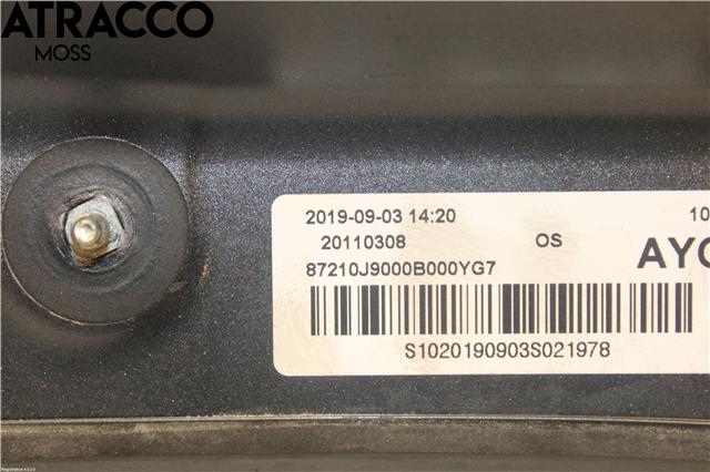 Spoiler bakluke til Hyundai Kona 2017-2021 (Type I, Fase 1)  (87210J9000|)