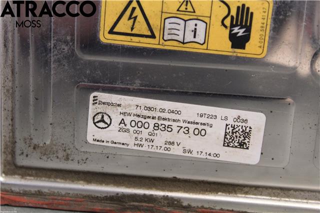Motorvarmer elektrisk til Mercedes E-Klasse 2016-2023 (W213) (W213) (A0008357300|)