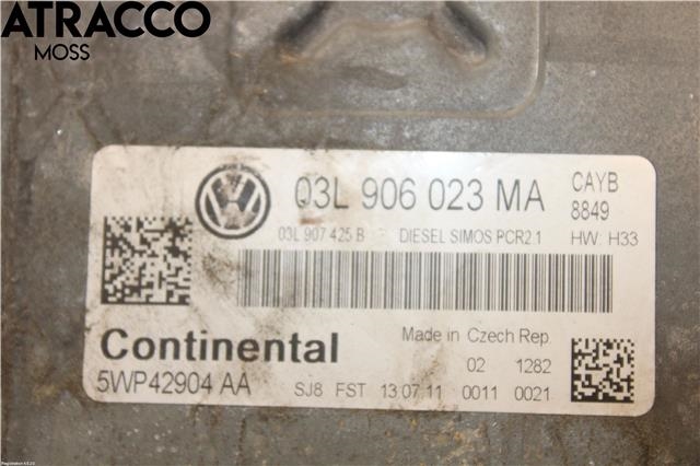 Styreenhet motor til VW Polo 2009-2014 (Type V, Fase 1)  (03L906023MA|)