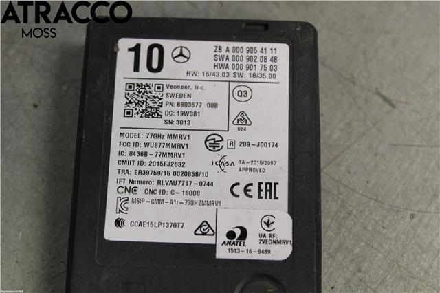 Sensor radar til Mercedes E-Klasse 2016-2023 (W213) (W213) (A0009054111|)