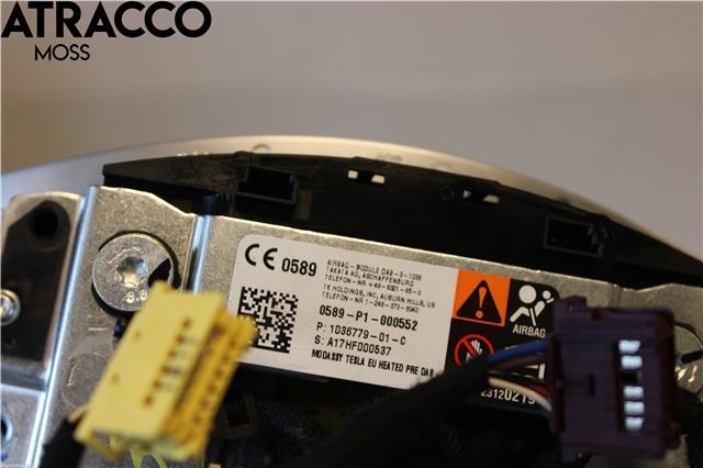 Airbag rattpute til Tesla Model S 2013-2016 (Fase 1)  (1456168S1D|)