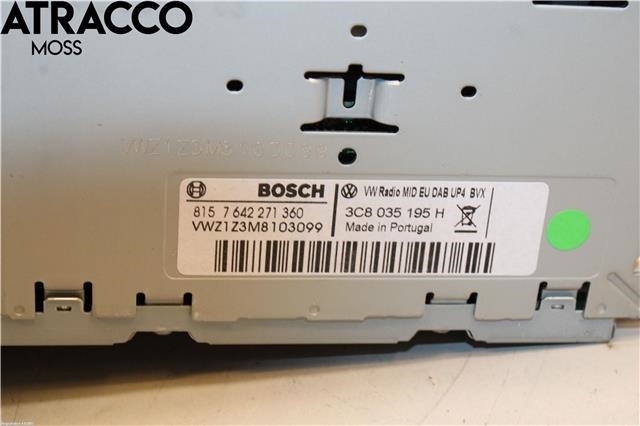 Bilstereo til VW Golf VI 2008-2012  (3C8057195BX|)