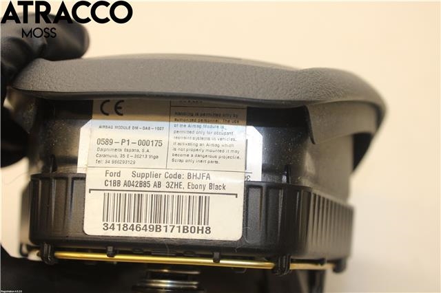 Airbag rattpute til Ford Fiesta 2013-2017 (Type VI, Fase 2)  (1899083|)