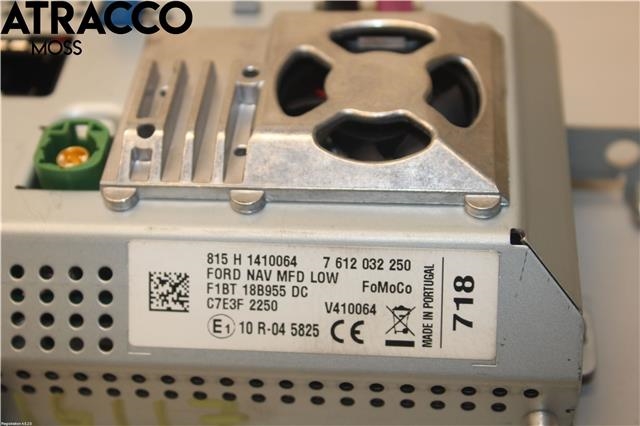 Multimedia display (MCU - Media Controller Unit) til Ford Fiesta 2013-2017 (Type VI, Fase 2)  (2013275|)