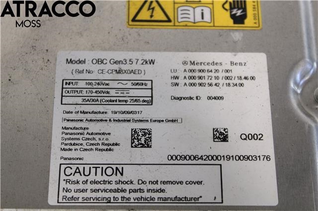Batterilader (OBC - On Board Charger) til Mercedes E-Klasse 2016-2023 (W213) (W213) (A0009006420|)