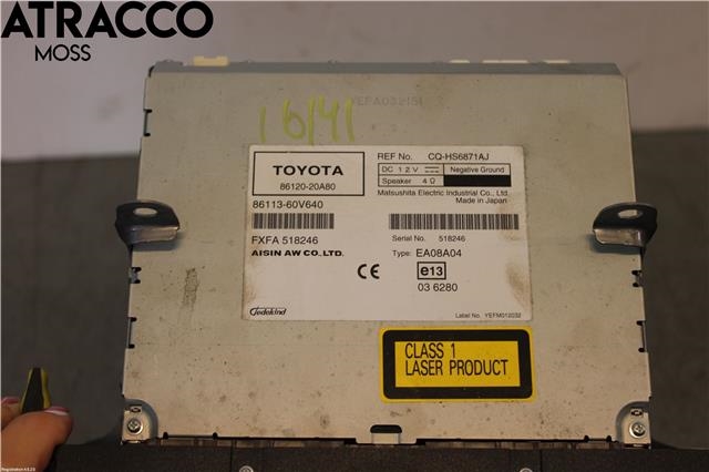 Bilstereo til Toyota Avensis 2009-2015 (Type III, Fase 1)  (8612005180|)
