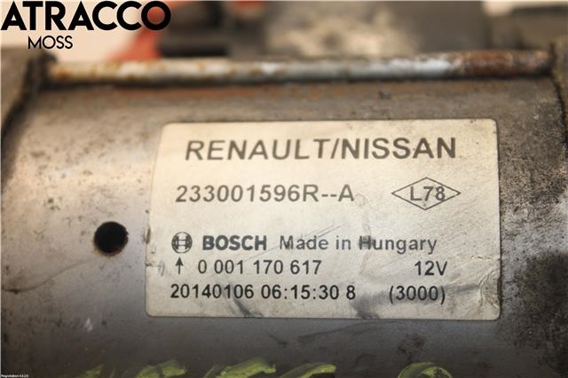 Starter diesel til Nissan Qashqai 2014-2021 (Type II)  (2330000Q2K|)