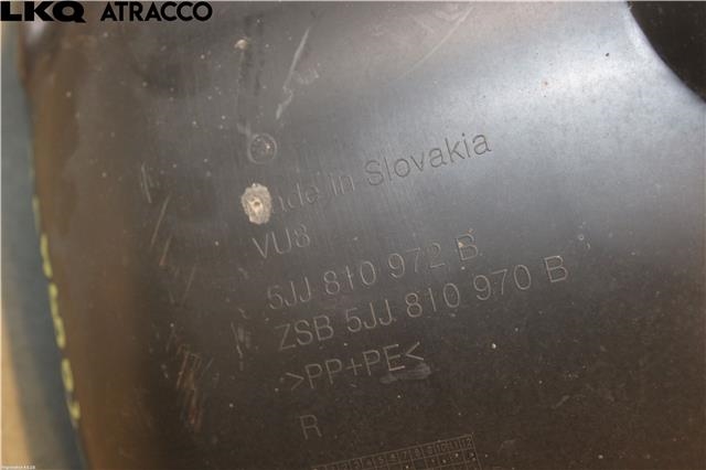 Skjerm locari venstre foran til Škoda Rapid 2012-2019 (5JA809958B|)