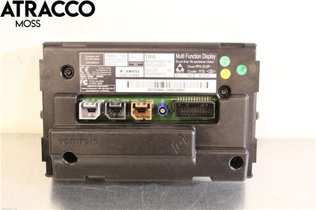 Multimedia display (MCU - Media Controller Unit) til Renault Zoe 2013-2019 (Fase 1)  (259150423R|)