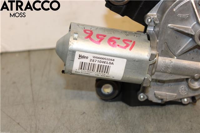 Viskermotor bakrute til Nissan Qashqai 2014-2021 (Type II)  (287104EL0A|)