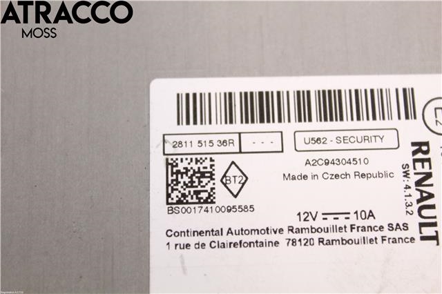 Bilstereo til Renault Zoe 2013-2019 (Fase 1)  (281151536R|)