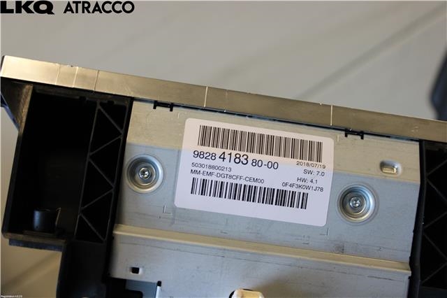 Multimedia display (MCU - Media Controller Unit) til Peugeot 5008 2017-->> (Type II)  (9830424280|)